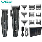 Rechargeable Hair Clipper Kit with Multiple Guide Combs
