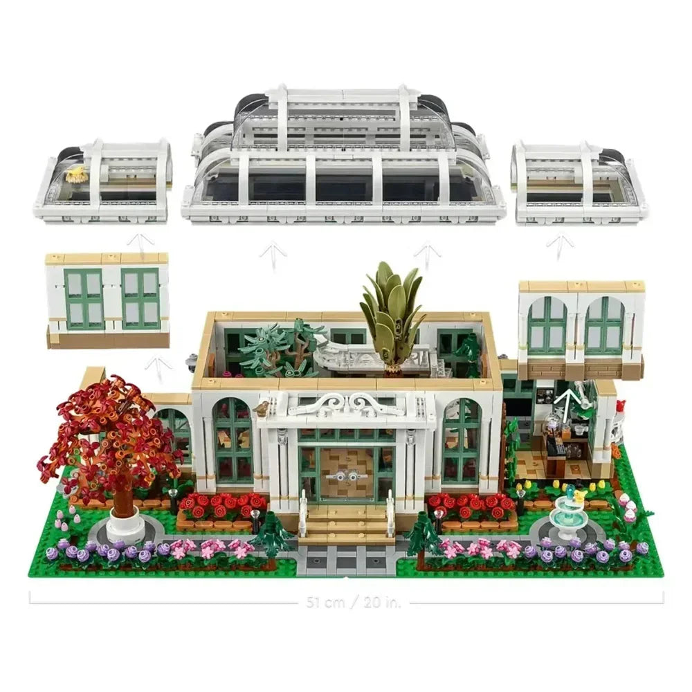 Botanical Garden Model Building Blocks, DIY Toy Set