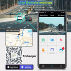 1080p Dual Dash Camera with GPS, 4G, 12 inch Touch Display