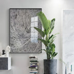 Modern Abstract Canvas Wall Art Framed Vertical Rectangle for Living Room, Bedroom, or Office Decor