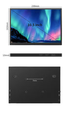 10.5 Inch Portable Monitor 1280P Second Screen for Laptop