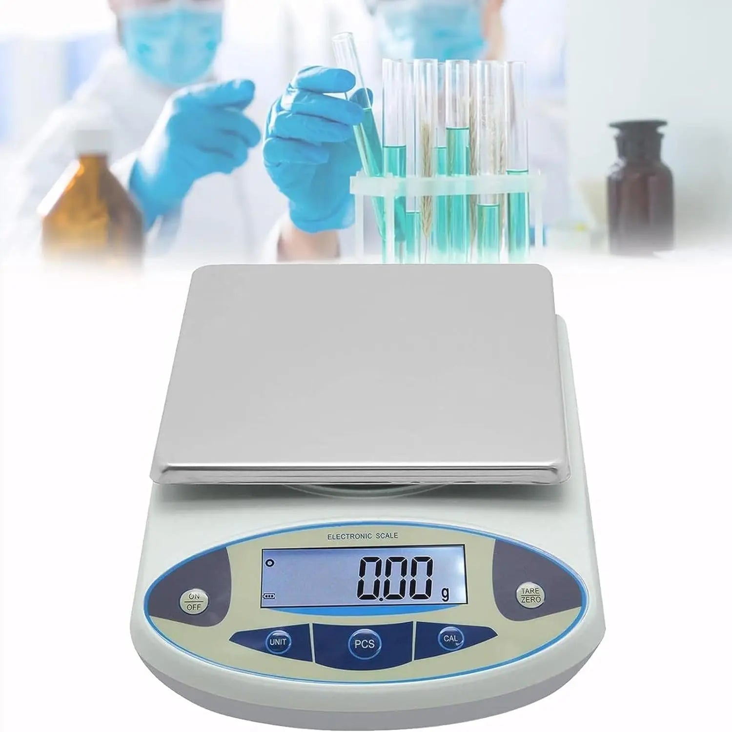 0.001g Digital Analytical Balance with 500g Capacity & Wind Shield