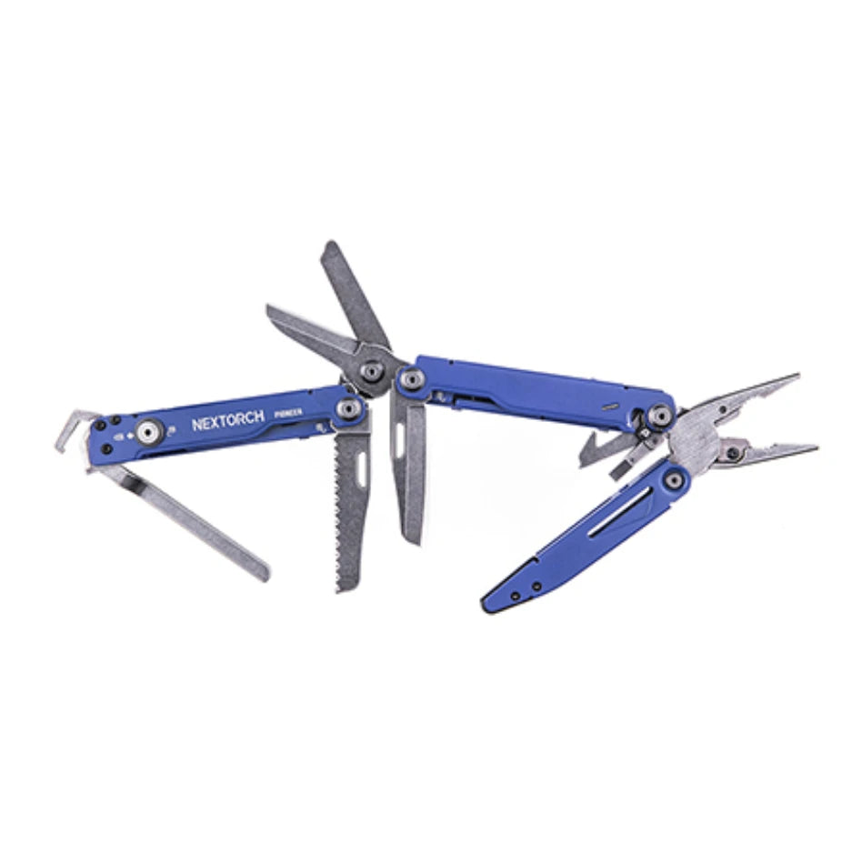 Portable 14-in-1 Stainless Steel Multitool Pliers with Saw, File & Bottle Opener for Outdoors