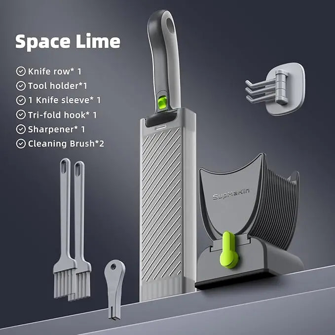 Grey Kitchen Meat Slicer for Shredding and Slicing