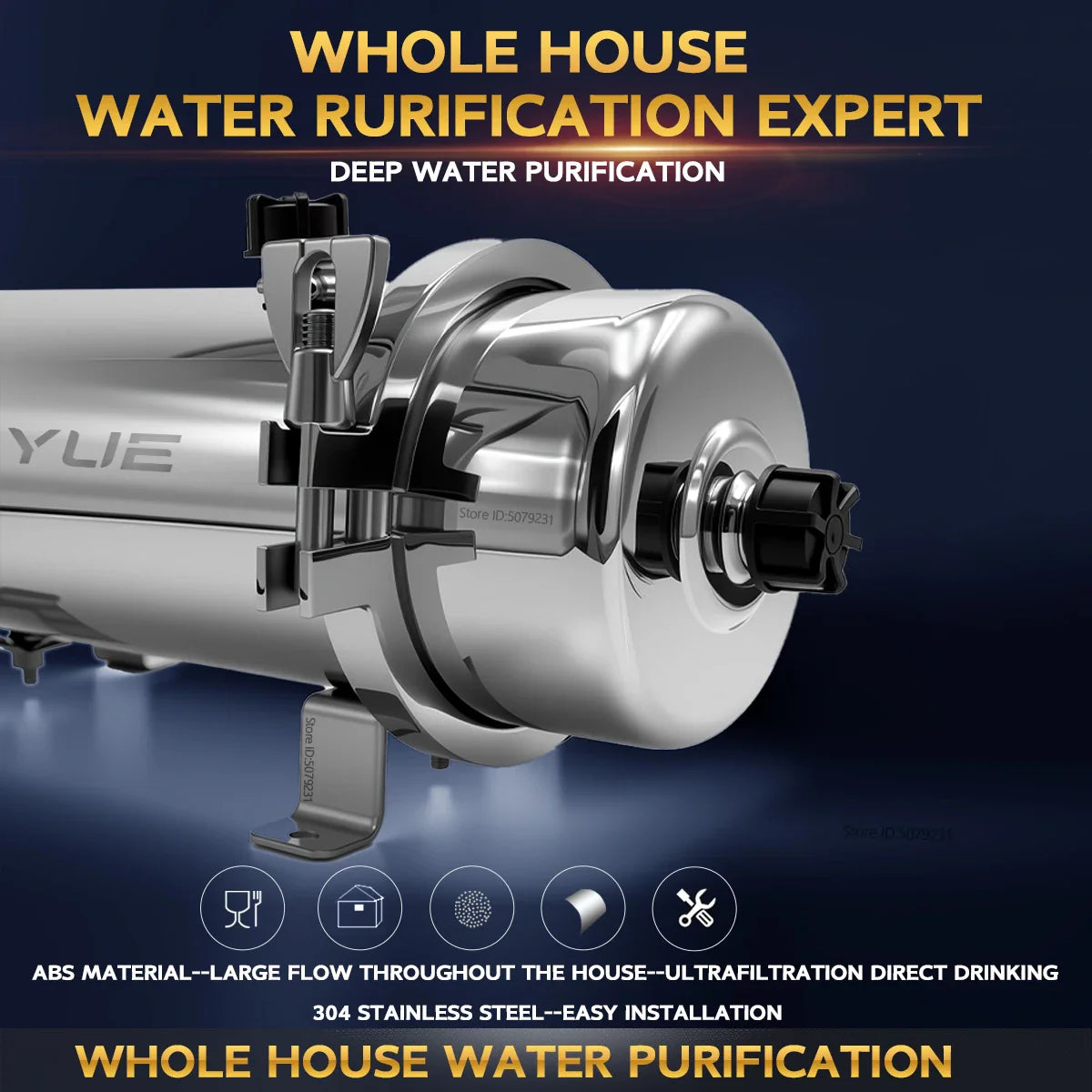 High Flow Stainless Steel Ultrafiltration System 8000L
