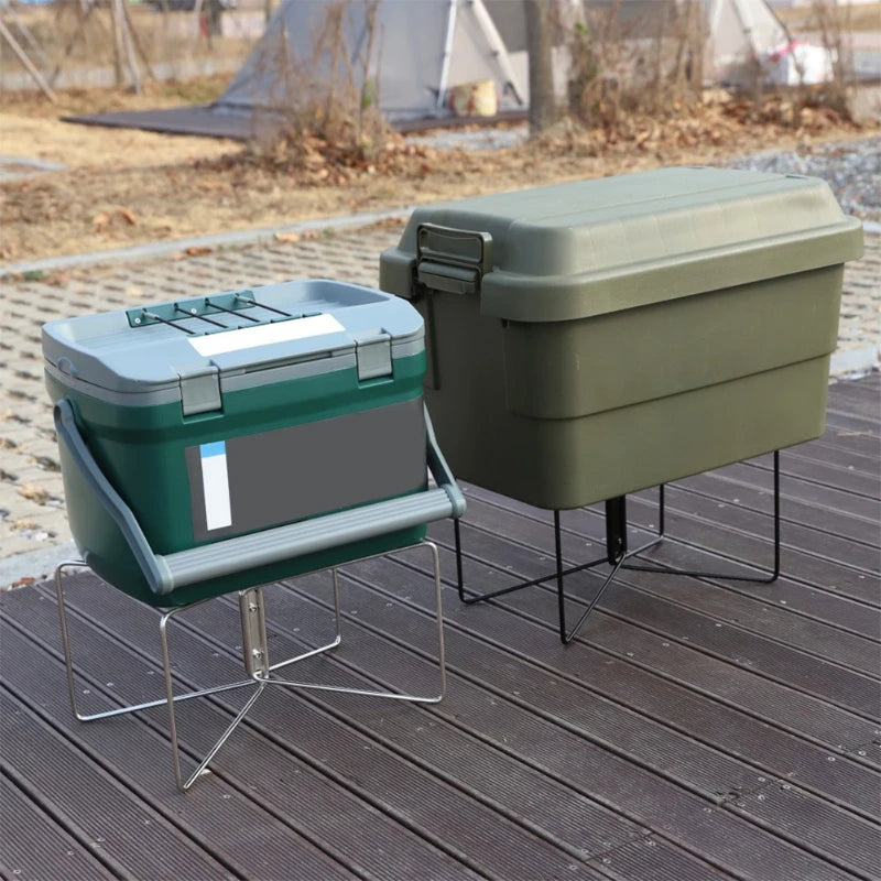 10PCS Heavy Duty Folding Cooler Stand with 60KG Capacity