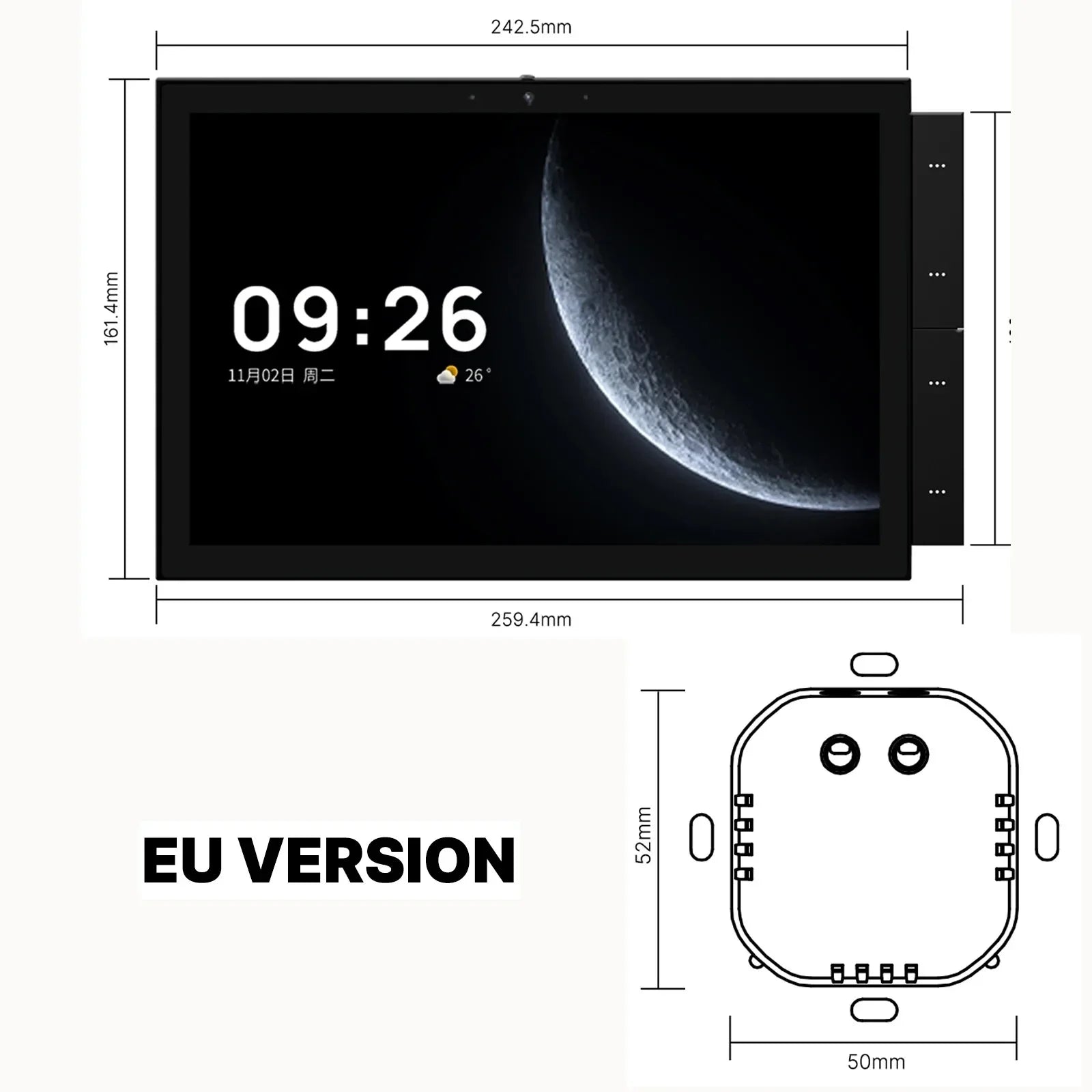 Multi-Protocol Smart Home Panel with Intercom and Voice Control