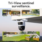 Smart Outdoor Surveillance Camera 11MP with Zoom and Storage
