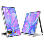 16" 60Hz Portable IPS Display with USB-C, Dual Speakers, Matte Screen