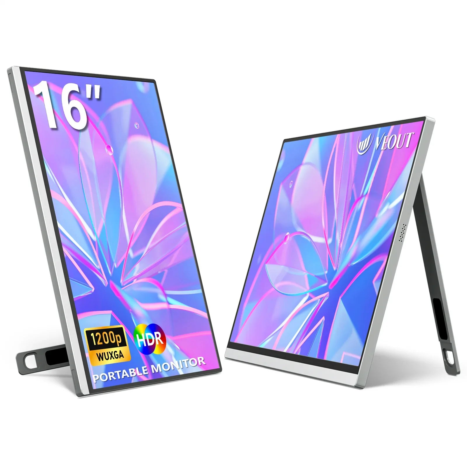 16" 60Hz Portable IPS Display with USB-C, Dual Speakers, Matte Screen