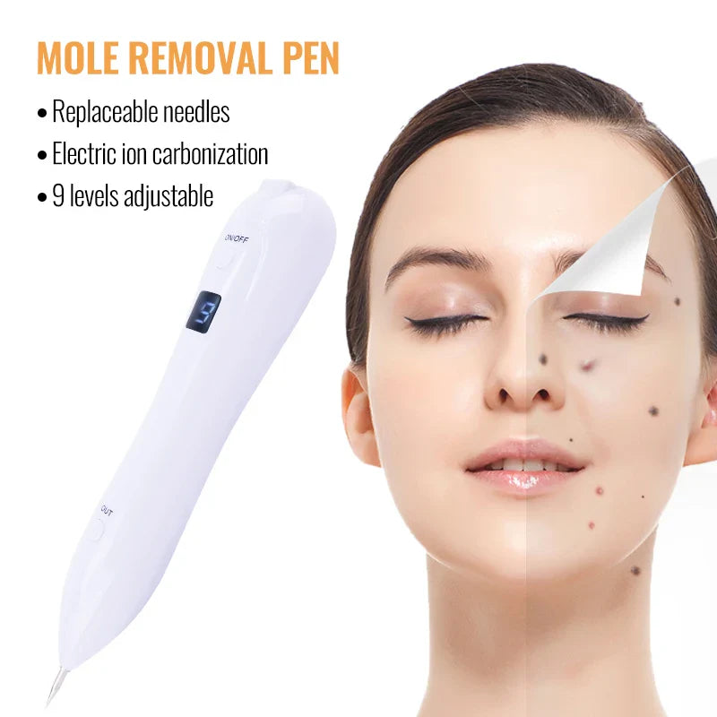 Mini Laser Plasma Mole Remover Pen with Box – Skincare Tool