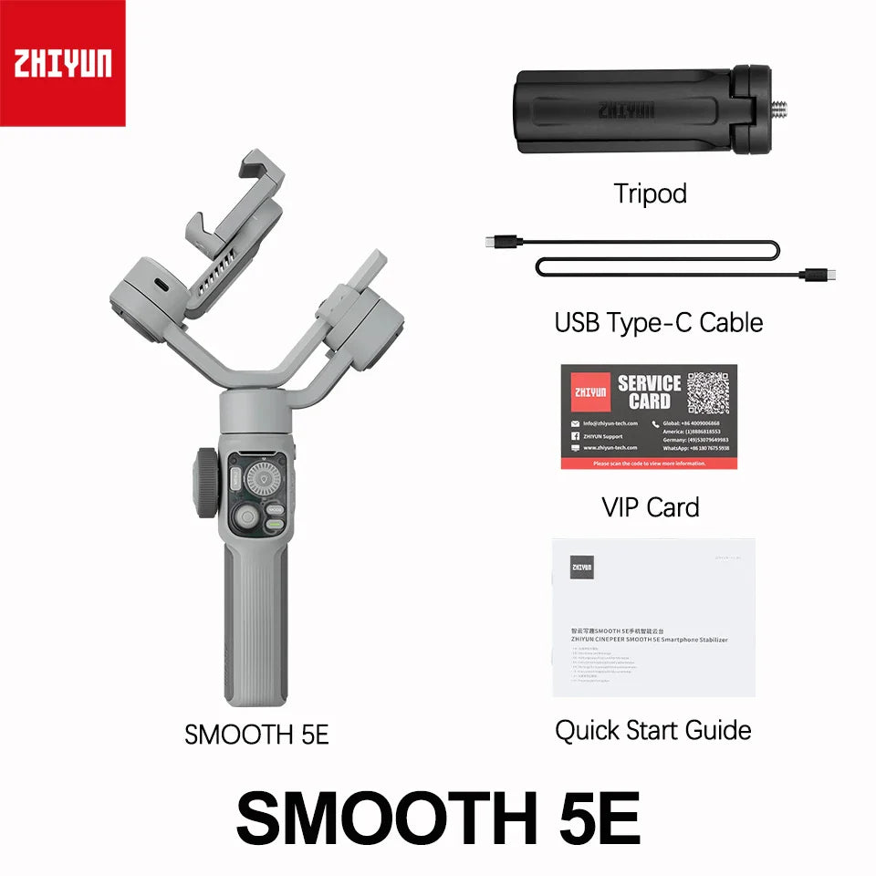 Portable 3-Axis Stabilizer for Smartphones with Smart Features