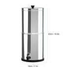Portable Gravity Water Filtration System for Camping, Hiking & Home Use