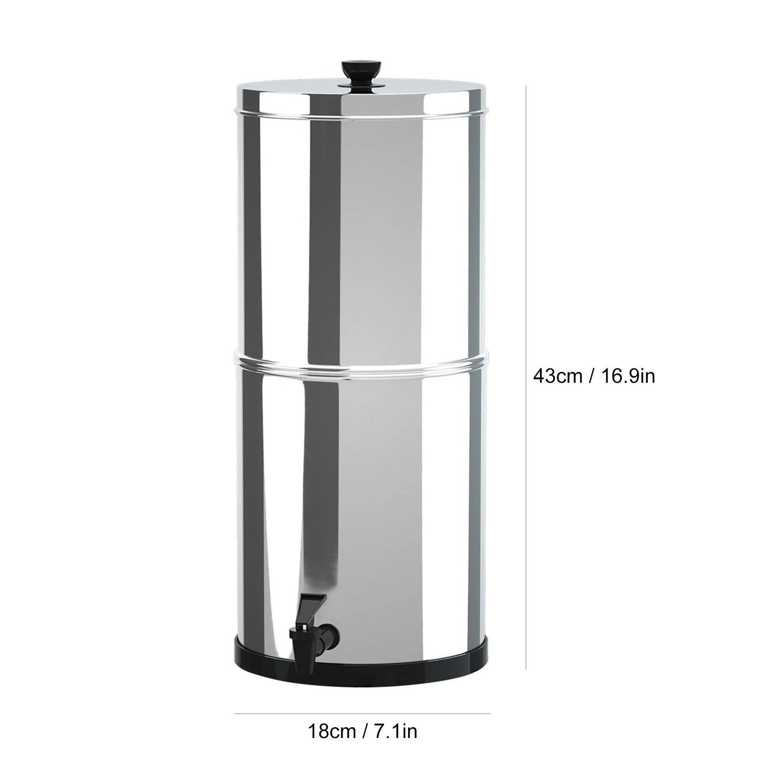 Portable Gravity Water Filtration System for Camping, Hiking & Home Use