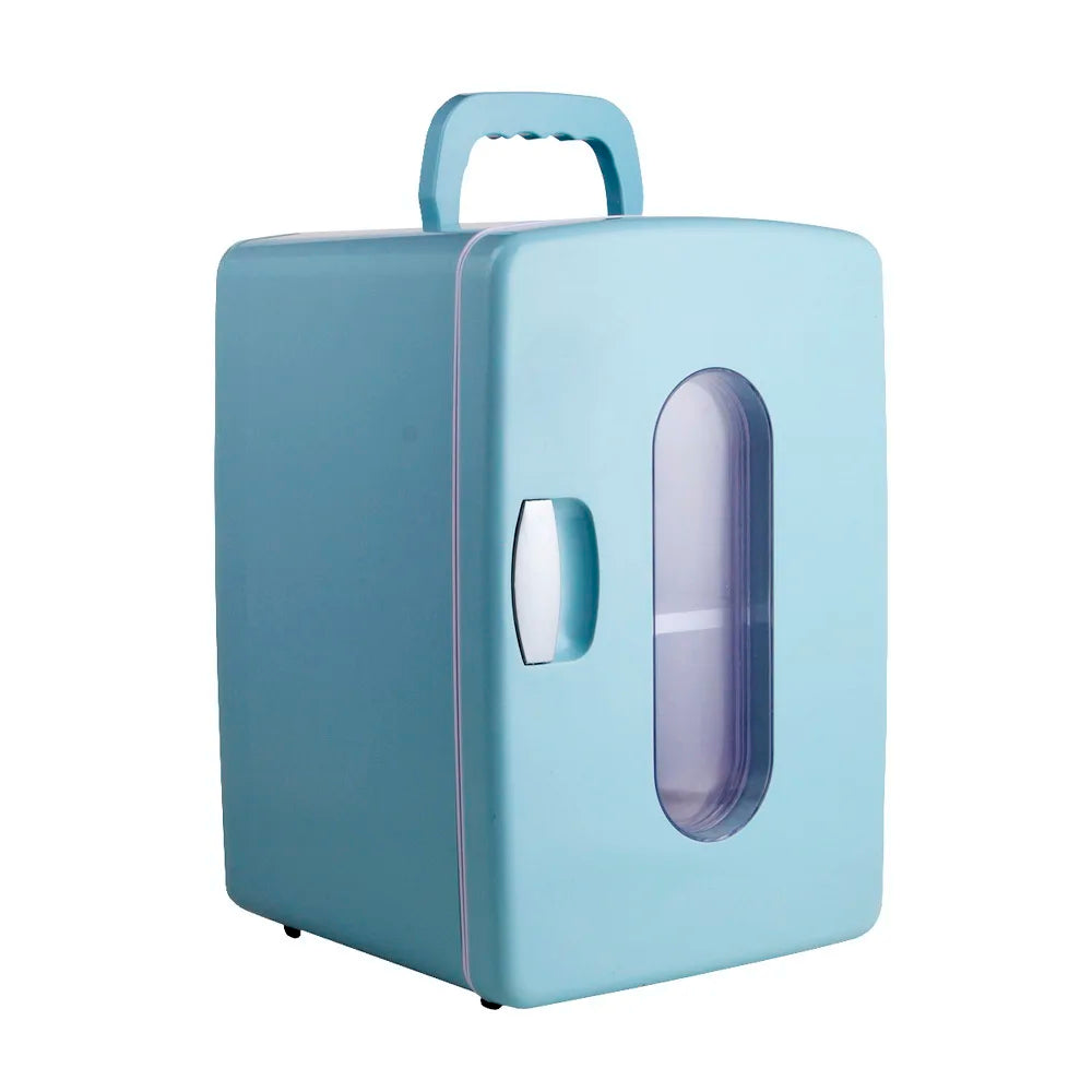 12L Portable Mini Fridge Cooler & Warmer for Car and Home – Blue