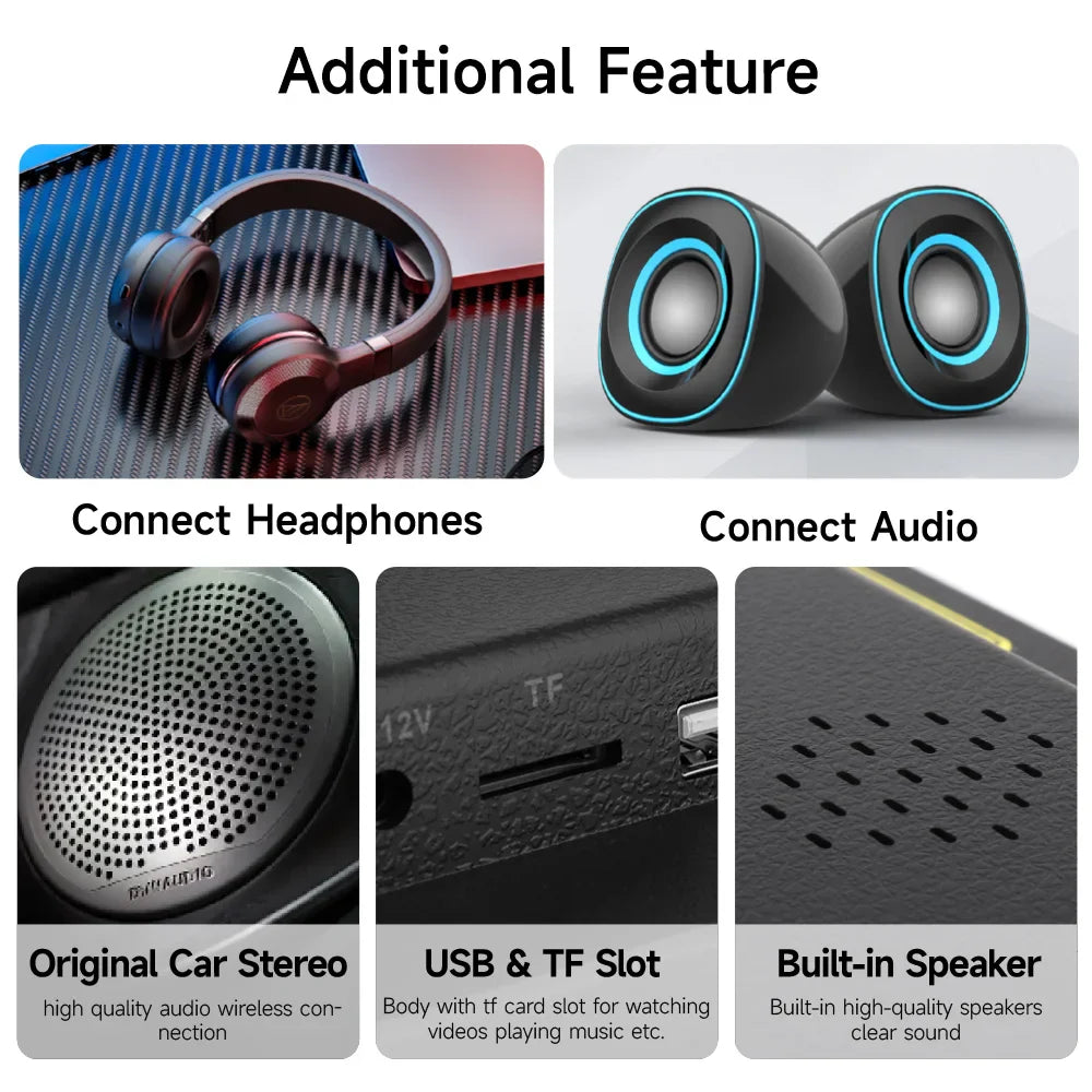 10.2" Touchscreen Car Headrest Monitor with HDMI