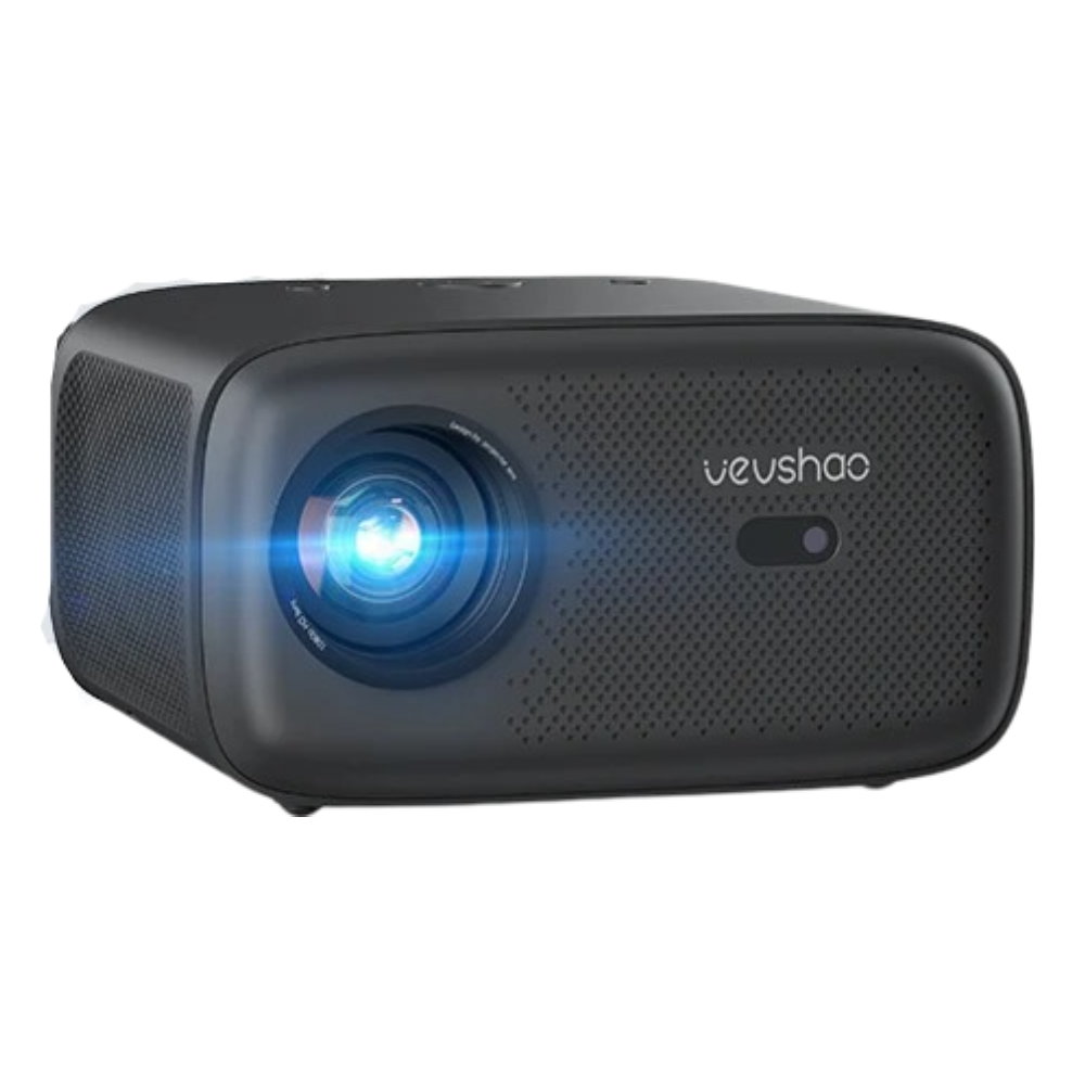 Mini Home Projector 1080p LCD, WiFi 6, Auto Keystone, 300" Display