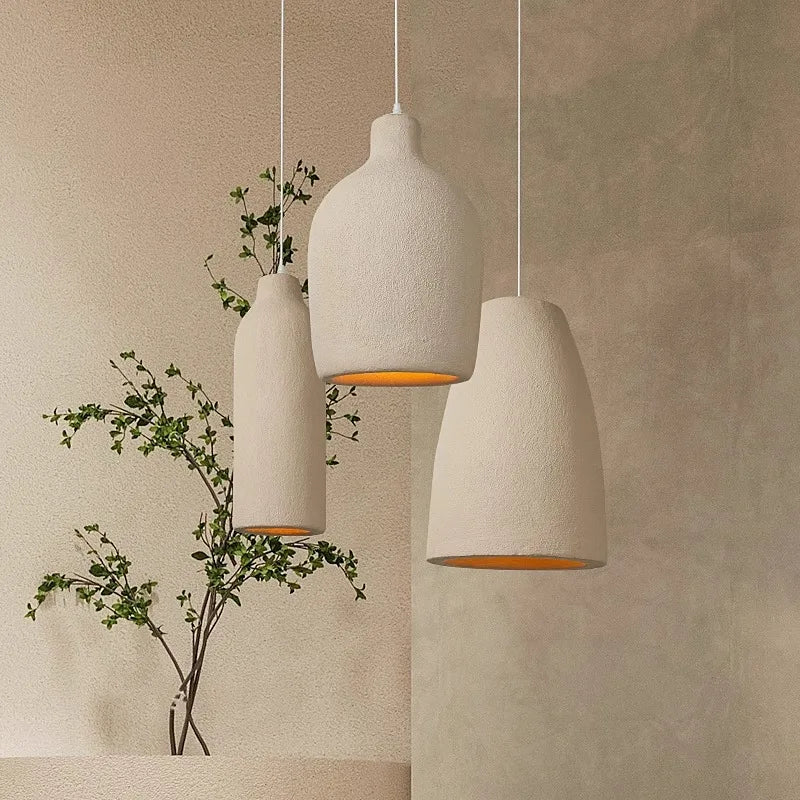 Nordic 7W Resin Ceiling Chandelier for Living Rooms