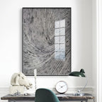 Modern Abstract Canvas Wall Art Framed Vertical Rectangle for Living Room, Bedroom, or Office Decor