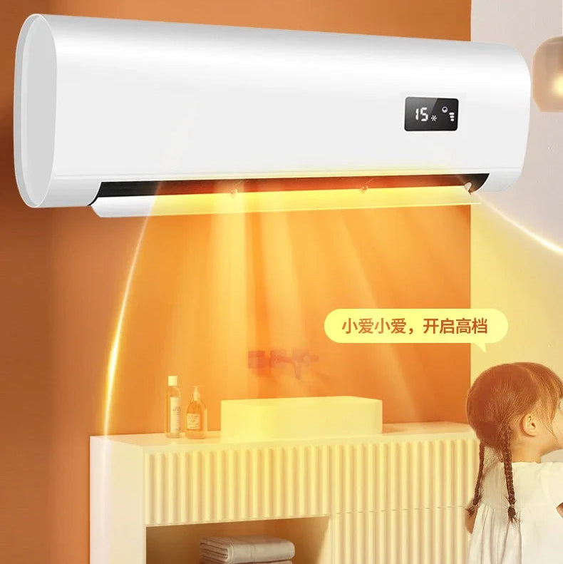 2000W Wall-Mount Electric Heater – Timed Fast Heating for Home, Bedroom & Bathroom