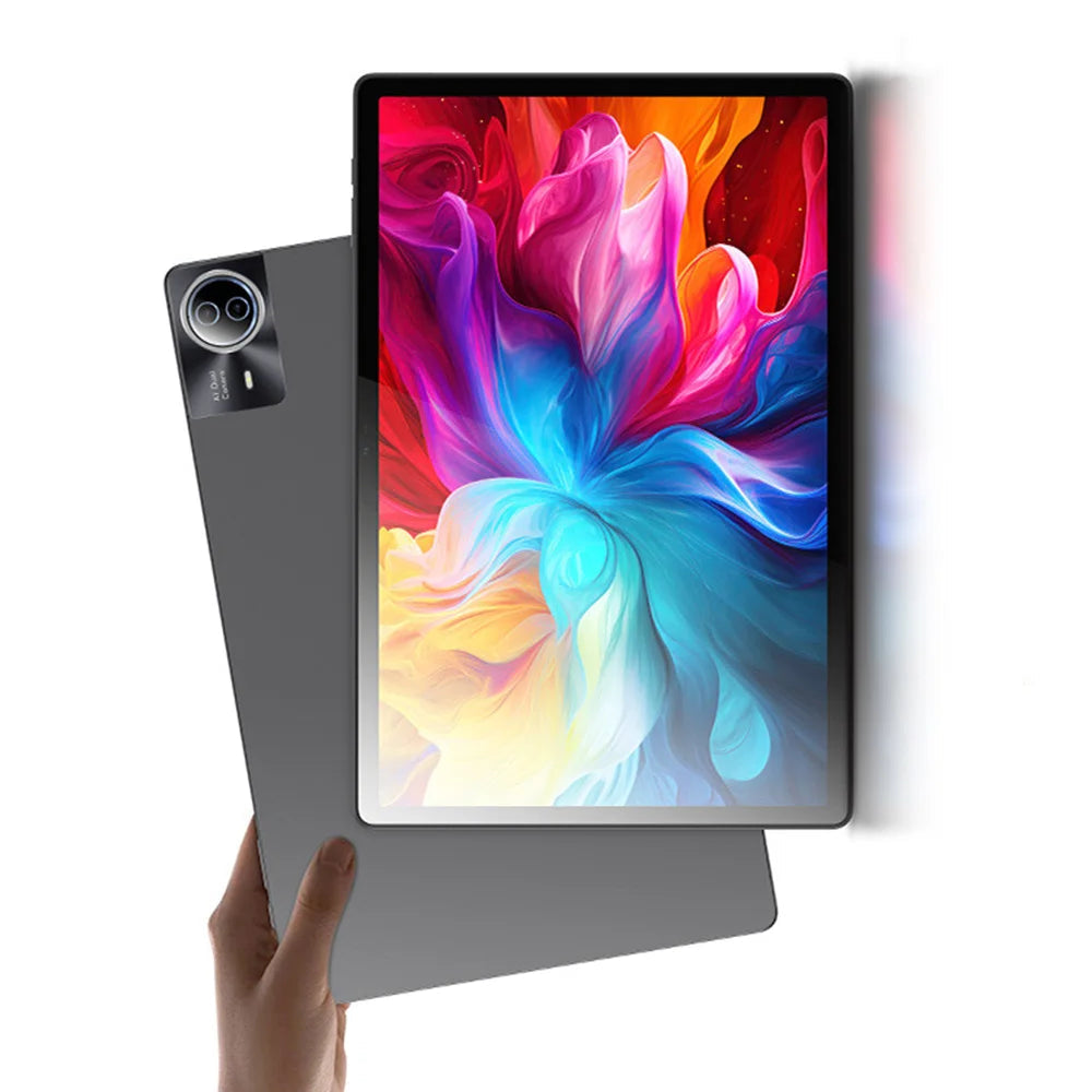 14" Android 14 Tablet 2-in-1 with 12000mAh Battery, 4G LTE, Dual SIM 8GB 256G Grey