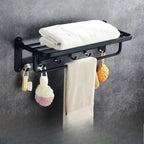 Bathroom Towel Storage Rack, Square Tube, Heavy Duty