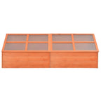 180cm Wooden Outdoor Greenhouse with Hinged Lid – Cold Frame Garden Bed