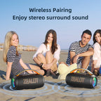 Rechargeable 60W Outdoor Bluetooth Speaker in Black Finish