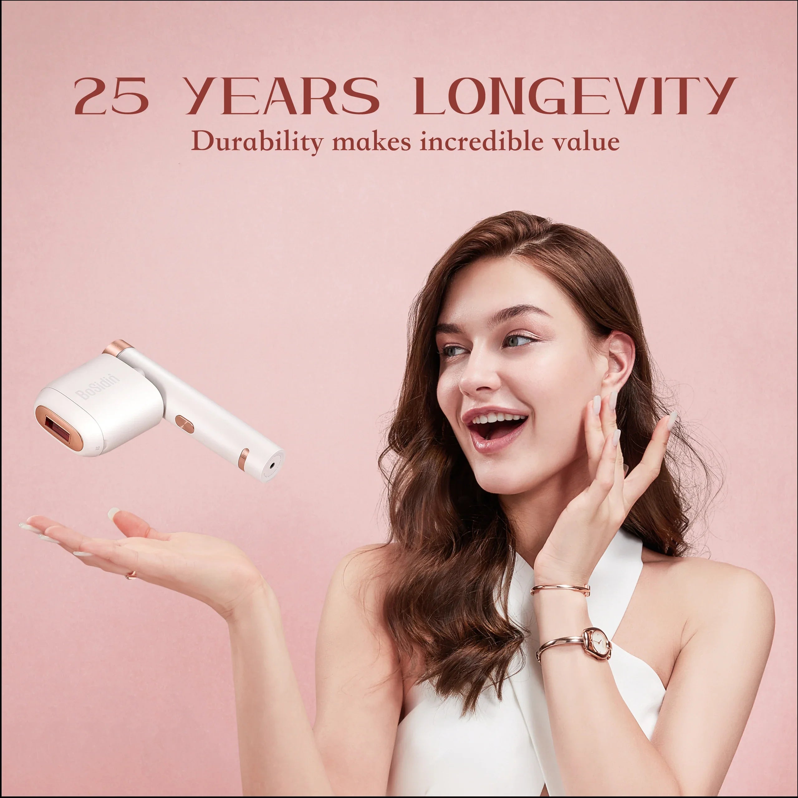 2-in-1 IPL Hair Removal & Skin Rejuvenation Tool