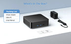 Mini Desktop PC Portable Intel i9 16GB RAM 1TB SSD Black