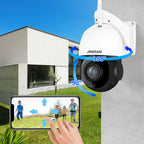 Outdoor 4K PTZ Camera 30X Zoom with Motion Alerts 8MP WIFI POE