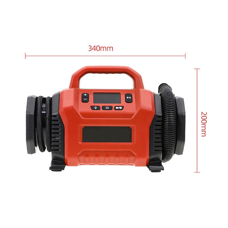 160PSI Rechargeable Wireless Air Pump for Car, Motorcycle, Bicycle and Ball Inflation