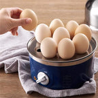 18-Egg Electric Boiler Steamer Stainless Steel, One-Touch Operation, 350W Power