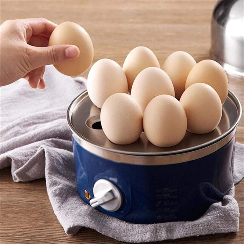 18-Egg Electric Boiler Steamer Stainless Steel, One-Touch Operation, 350W Power