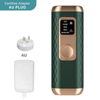 Portable IPL Laser Hair Removal Device – Painless, Cordless, 3-Speed dark green AU