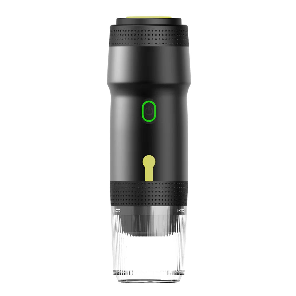 Portable 3-in-1 Capsule Coffee Machine Cordless, Rechargeable, for Home, Car & Camping