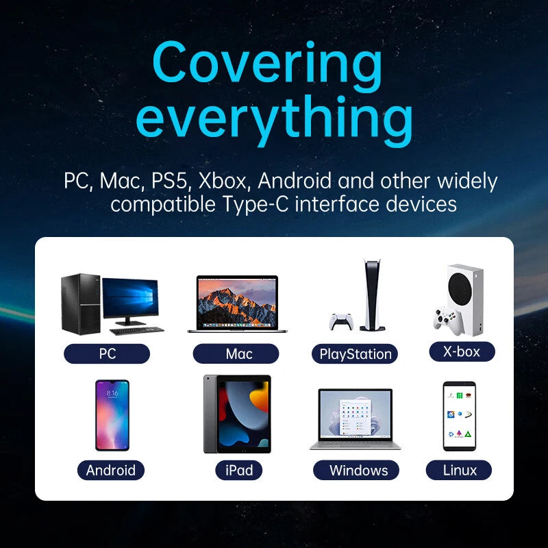 1TB Portable NVMe SSD – Type-C External Solid State Drive for PC, Mac & Laptop (800MB/s)