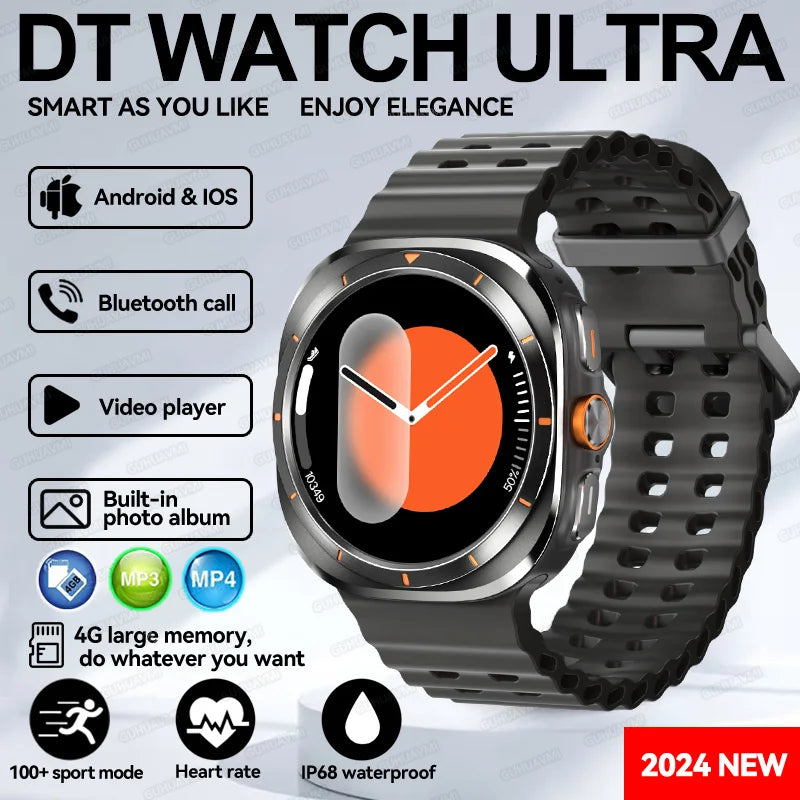 Waterproof 1.5" AMOLED Smartwatch with Voice Assistant & 100+ Sports Modes