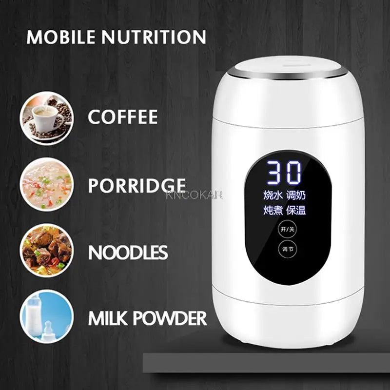 Portable Folding Electric Travel Kettle – 304 Stainless Steel, 220V, Fast Boil