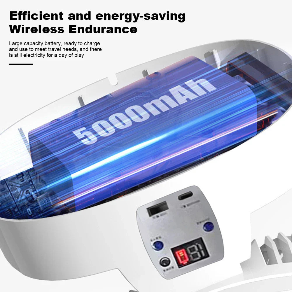 Solar Powered Desktop Fan – Quiet, Foldable, Solar Charging