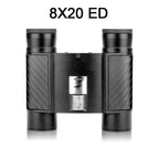 ED Glass 10x25 Folding Binoculars for Outdoor Use ED8X20