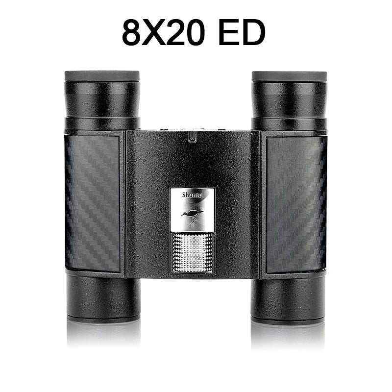 ED Glass 10x25 Folding Binoculars for Outdoor Use ED8X20
