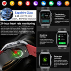 Smartwatch with Blood Pressure, ECG, and Glucose Monitor