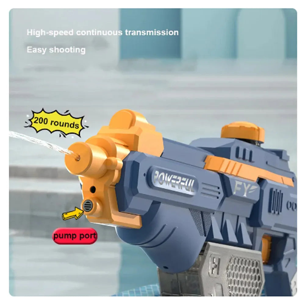 Electric Water Blaster with Large Tank Powerful Rechargeable Squirt Gun for Outdoor Pool Fun
