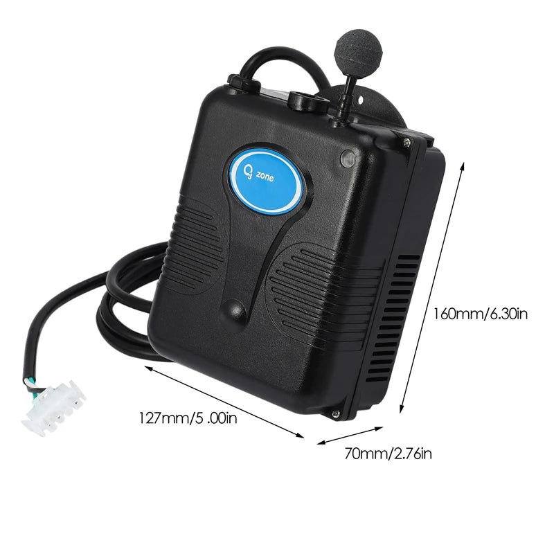 Compact 220V Ozone Generator 2-in-1 Kit for SPA, Bathtub & Pool Water Treatment
