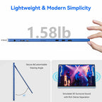 16" Rechargeable LCD Display – Portable Monitor for Work & Play