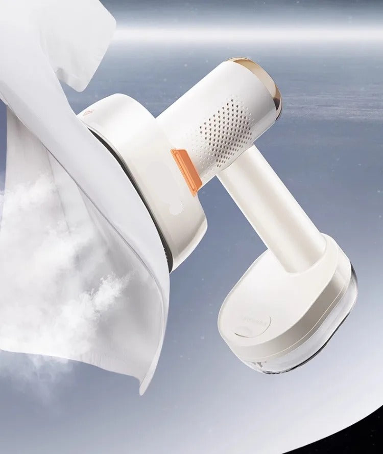 Compact Garment Steamer for Home with Touch Control and Triple Ironing Modes Oatmeal Milk