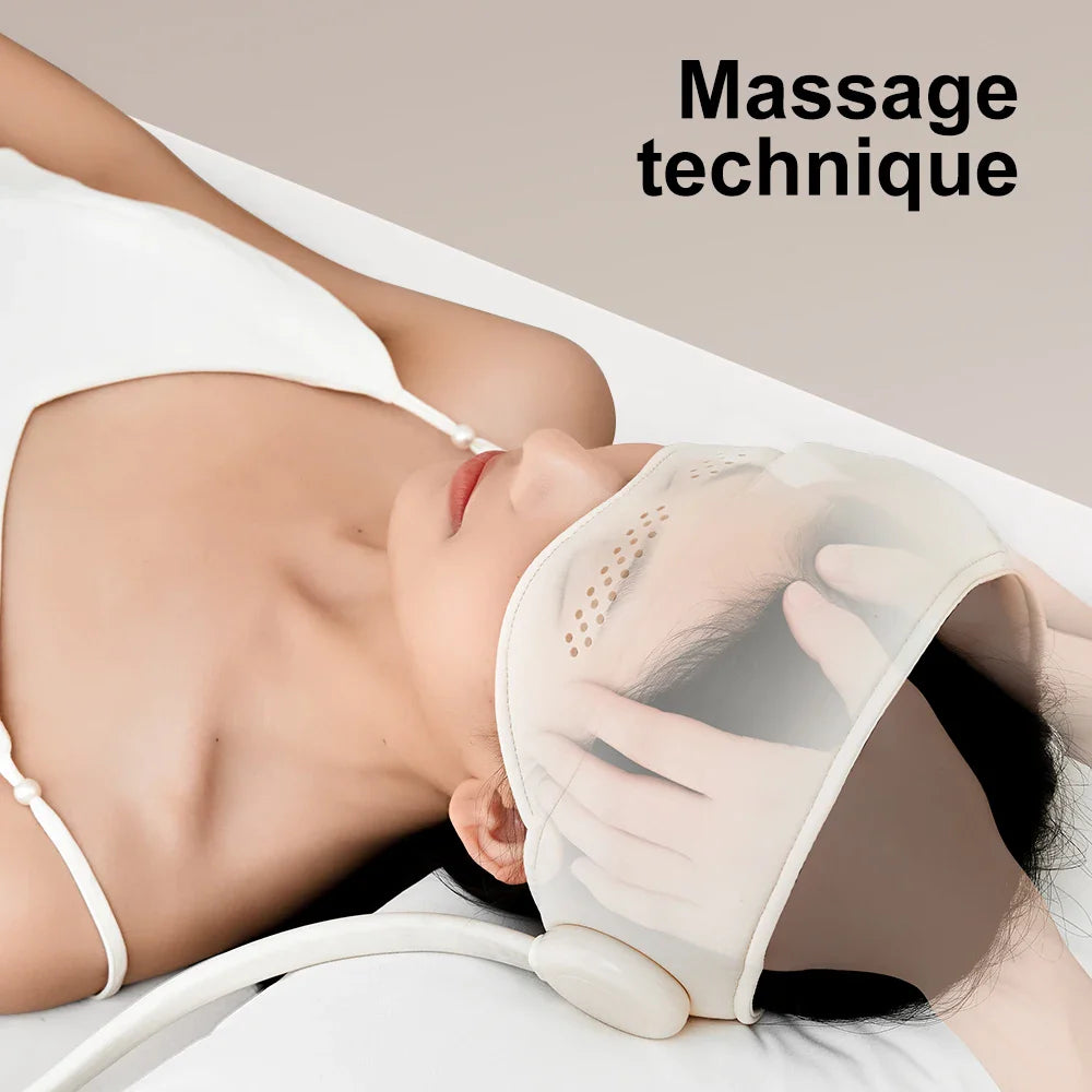 Graphene Heated Head & Eye Massager with Adjustable Heat