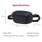 Compact Waterproof Sling Chest Bag – Traker Travel & Photography Day Pack