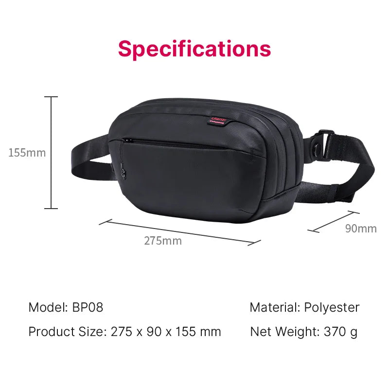 Compact Waterproof Sling Chest Bag – Traker Travel & Photography Day Pack